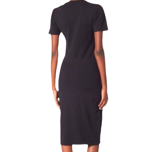 🆕Nordstrom’s ”Midnight” Distressed T-Shirt Dress - Picture 2 of 10